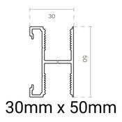 Knotwood Post 2 Way Post 50mm x 30mm x 5650mm (65) (use with KESINFL)*NEW*